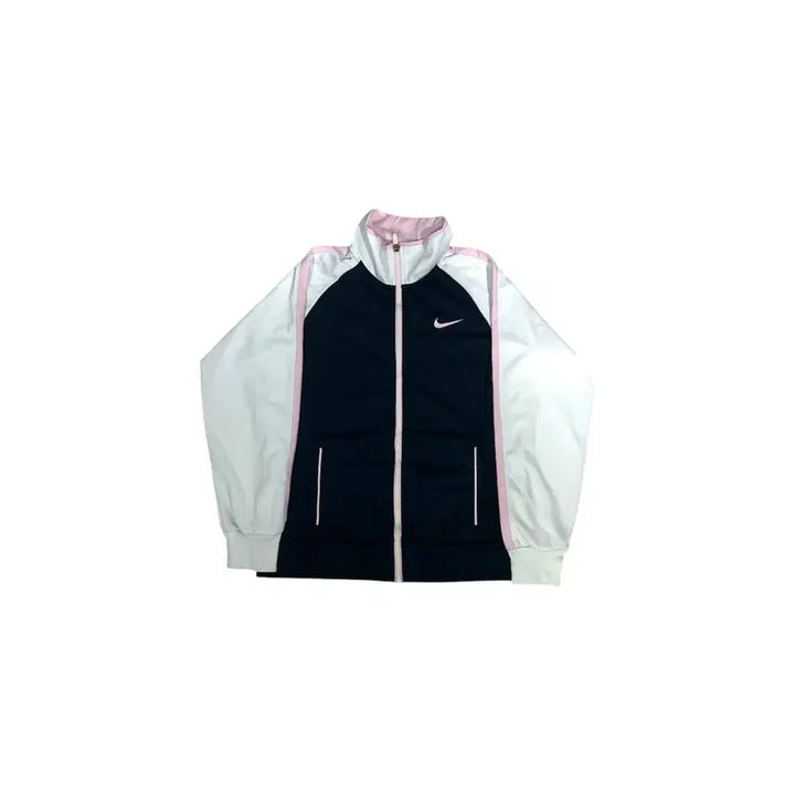 [BUNJANG] Nike Navy Pink White Track Top Jersey L / 나이키 네이비 딸기우유 핑크 화이트 사이드 라인 트랙탑 져지 L