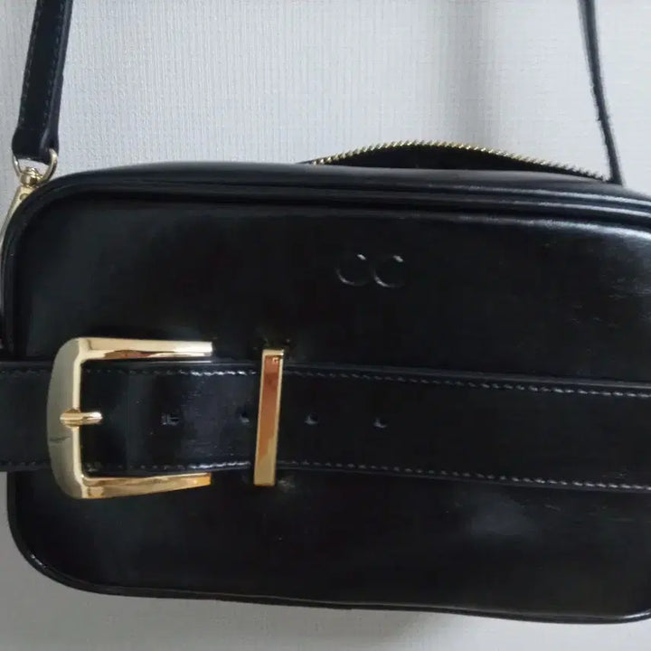 [BUNJANG] CC Leather Belt Bag Mini Crossbody / 새상품/CC 블랙 레더 벨트백 미니 크로스백