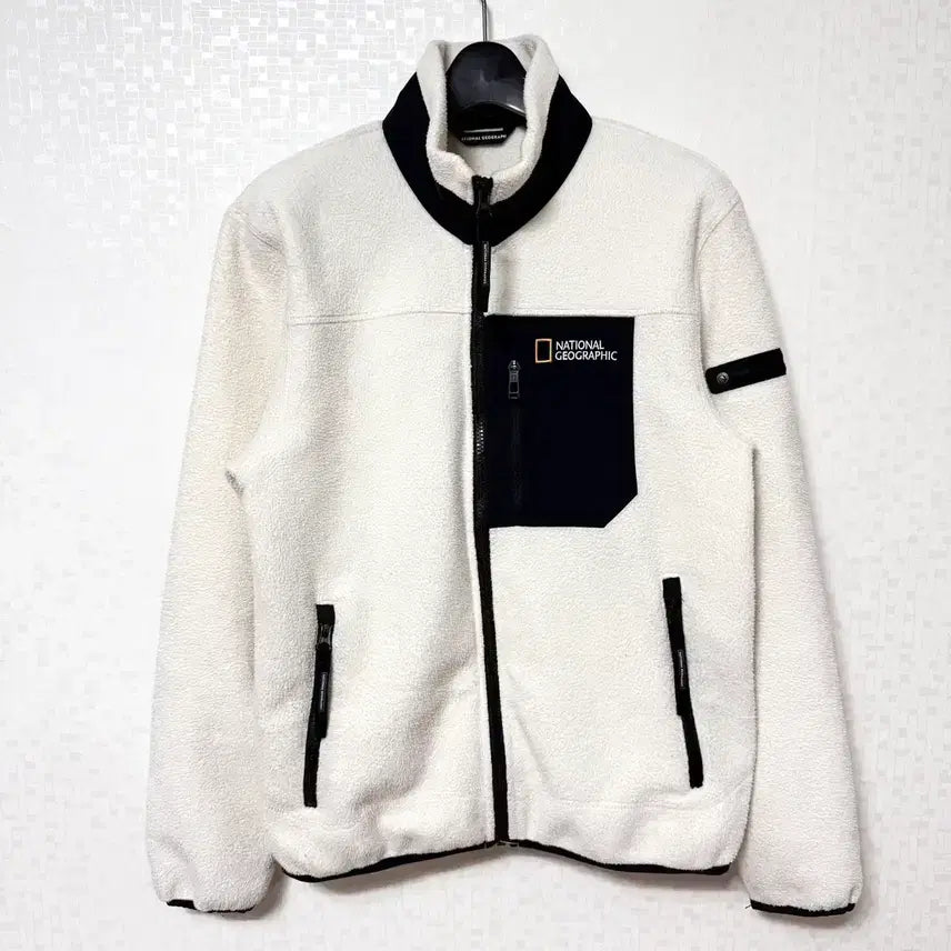 [BUNJANG] National Geographic Fleece Zip-Up Jacket / [S,90]내셔널지오그래픽 후리스 플리스 집업 자켓