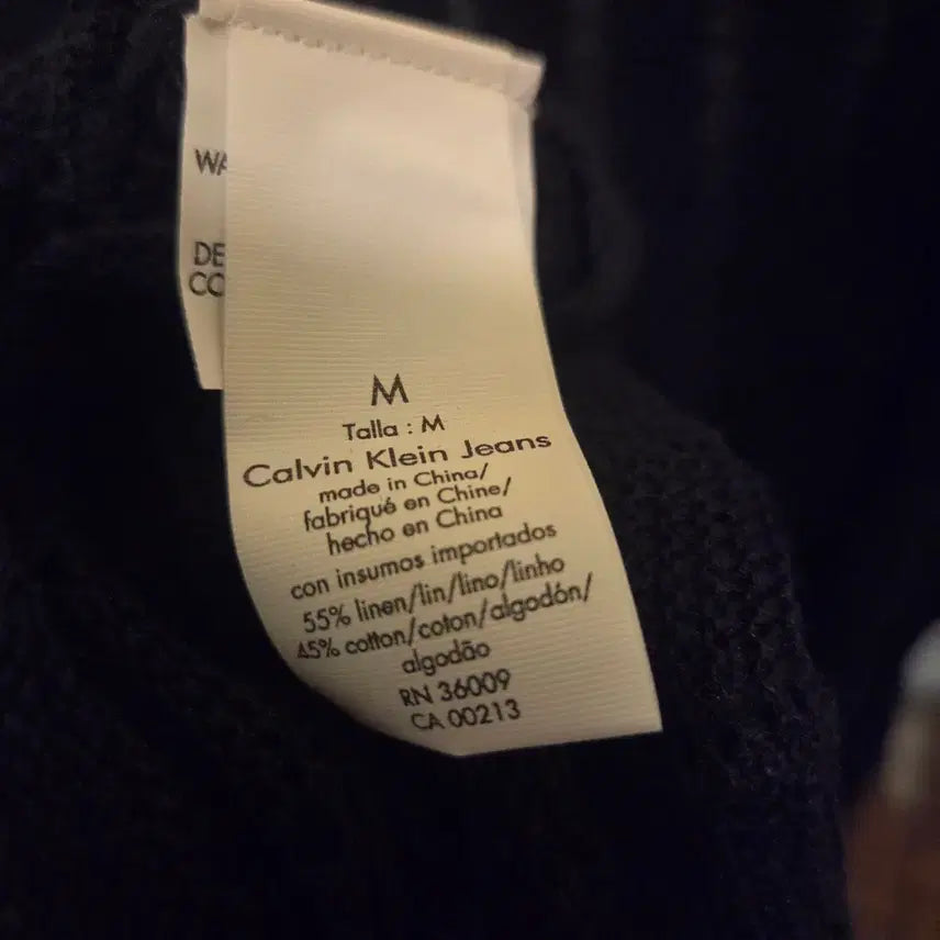 [BUNJANG] Calvin Klein Knit Cardigan / CK 캘빈클라인 반팔 니트 가디건