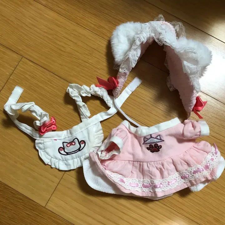 [BUNJANG] 20cm Cat Maid Outfit / 20cm 인형옷