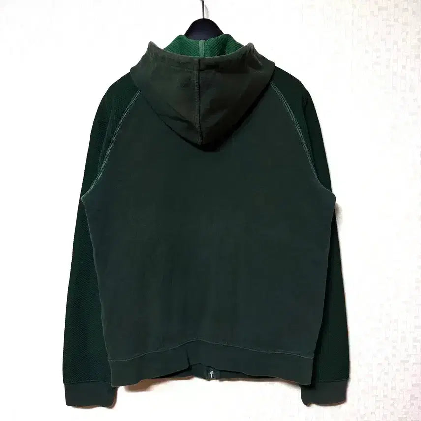 [BUNJANG] Lacoste Training Hooded Zip-up Jacket / [S,90]라코스테 트레이닝 후드집업 자켓 딥그린