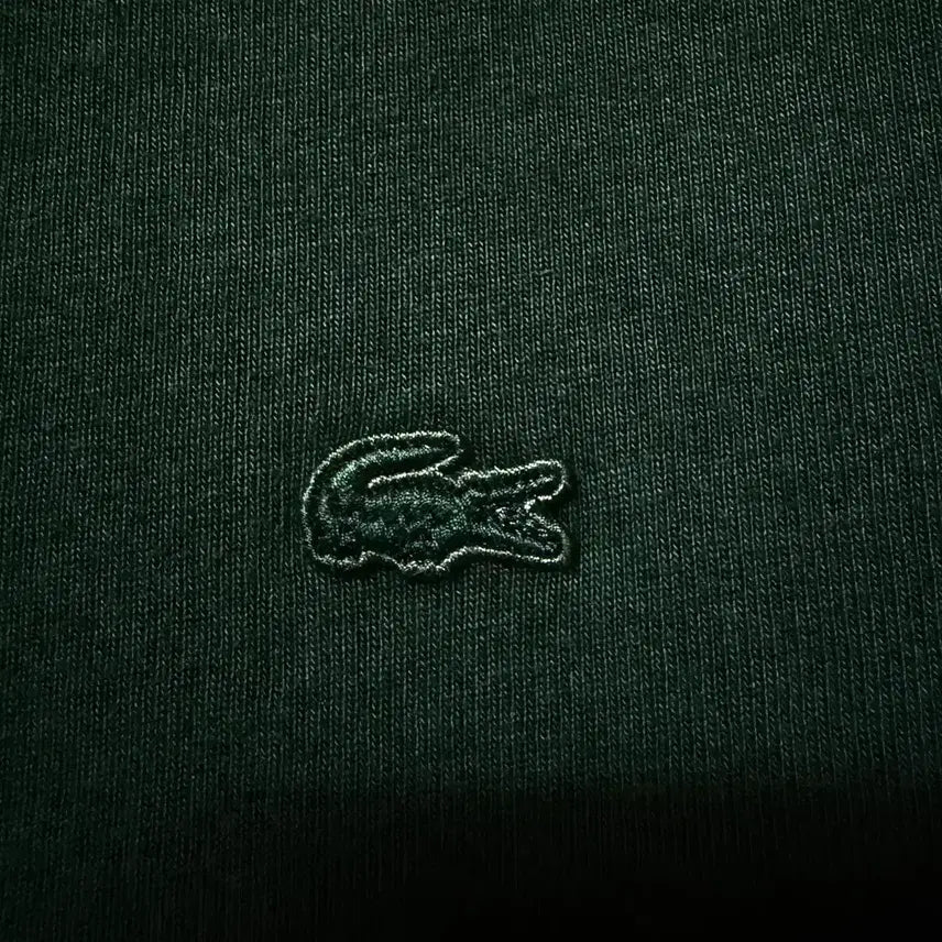 [BUNJANG] Lacoste Training Hooded Zip-up Jacket / [S,90]라코스테 트레이닝 후드집업 자켓 딥그린