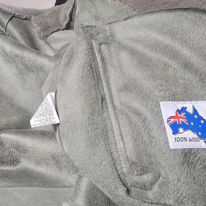 [SOLD OUT] 카시바디 찐녹색 양털 양가죽 무스탕 라이더 자켓 77사이즈