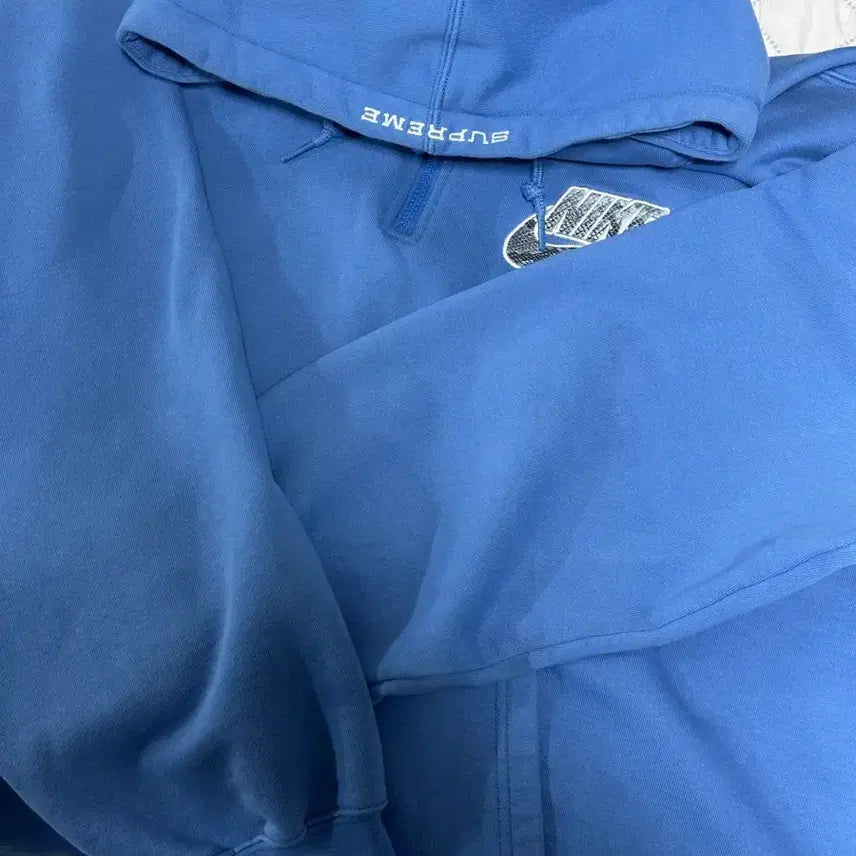 [BUNJANG] Supreme x Nike Blue Zip-Up 21SS XL / 슈프림 x 나이키 블루 집업 21ss XL