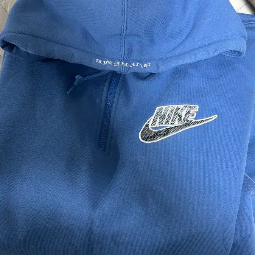 [BUNJANG] Supreme x Nike Blue Zip-Up 21SS XL / 슈프림 x 나이키 블루 집업 21ss XL