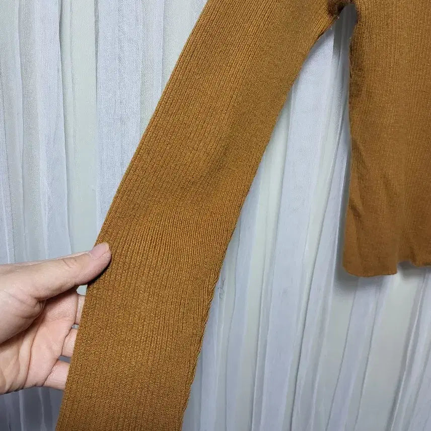 [BUNJANG] nab noel Fur Trimmed Gold Button Cardigan / 일제 nab noel 퍼 트리밍 골드 버튼 가디건