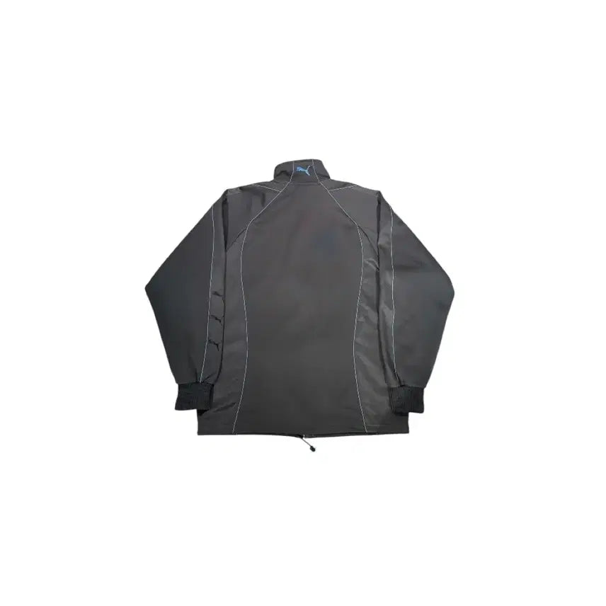 [BUNJANG] Puma Charcoal Oversized Logo Track Top Jacket M / 푸마 차콜 오버핏 로고 올드스쿨 트랙탑 져지 M