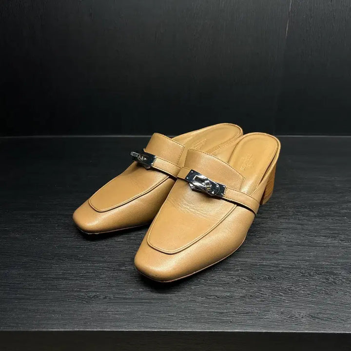 [BUNJANG] Hermès Kelly Buckle Blossom Mules / 에르메스 켈리 버클 블라썸 뮬