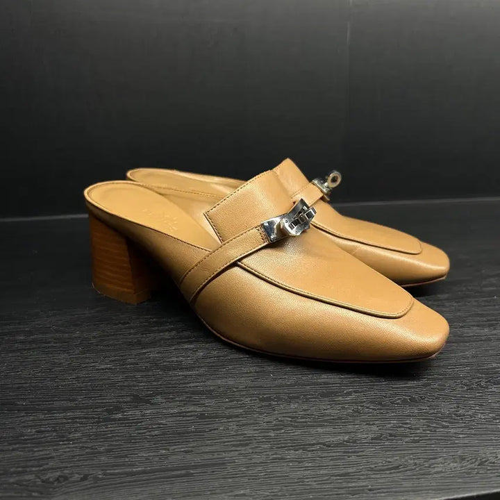[BUNJANG] Hermès Kelly Buckle Blossom Mules / 에르메스 켈리 버클 블라썸 뮬