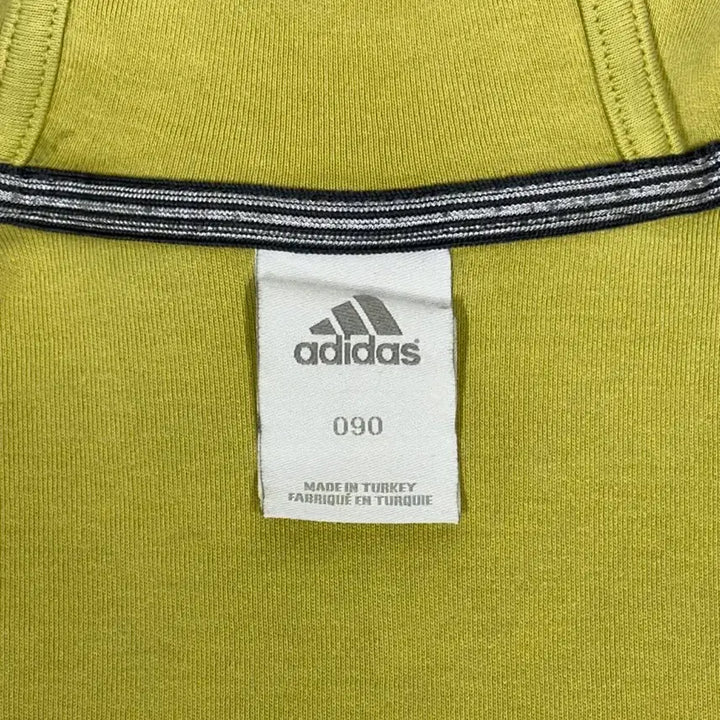 [BUNJANG] Adidas Olive Green Fitted Y2k Old School Hoodie 90 / 아디다스 올리브 그린 후드 딱붙핏 y2k 올드스쿨 후드집업 져지 90