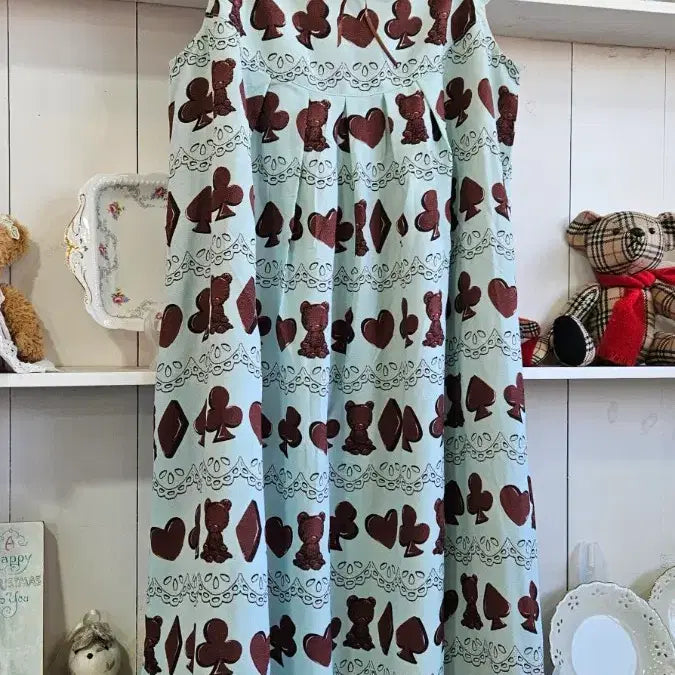 [BUNJANG] Emily Temple Cute Mint Choco Teddy Bear Dress / (Emily Temple cute) 민트초코테디 원피스
