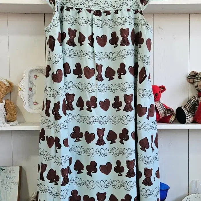 [BUNJANG] Emily Temple Cute Mint Choco Teddy Bear Dress / (Emily Temple cute) 민트초코테디 원피스