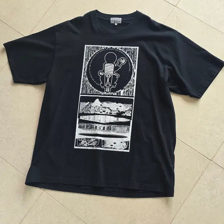 [BUNJANG] Cav Empt Black Short Sleeve T-shirt / 카브엠트 블랙 반팔