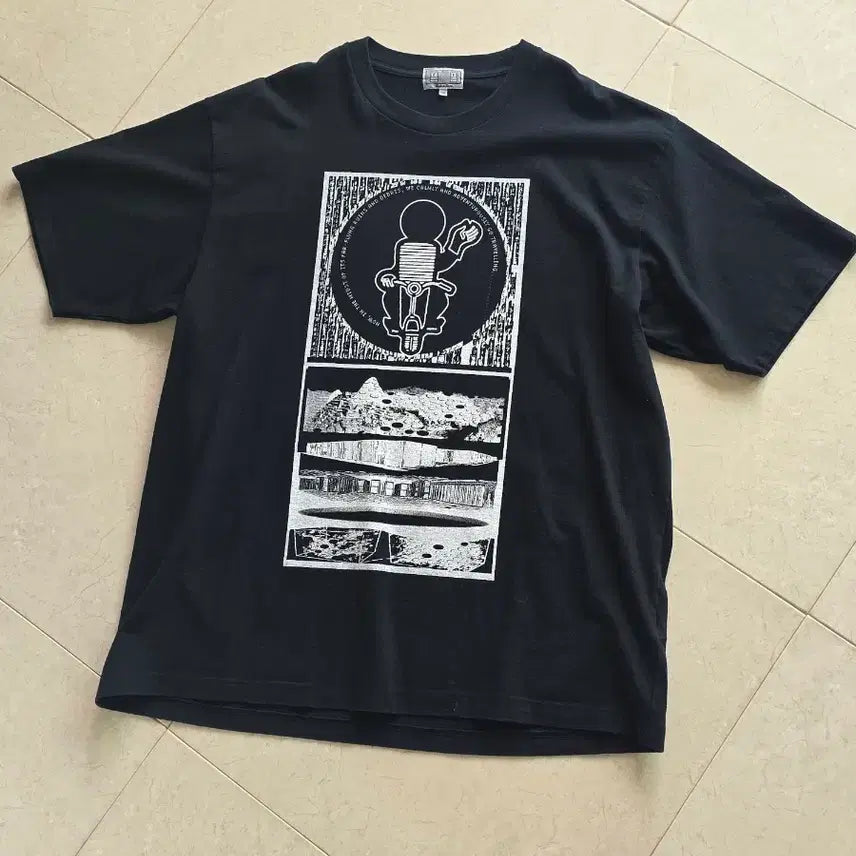 [BUNJANG] Cav Empt Black Short Sleeve T-shirt / 카브엠트 블랙 반팔