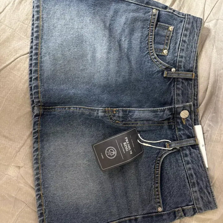 [BUNJANG] Modern Robe Kind Low Denim Skirt (M) / (텍O 새상품)모던로브 카인드 로우데님스커트 m