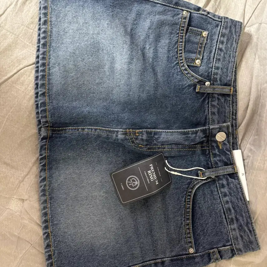 [BUNJANG] Modern Robe Kind Low Denim Skirt (M) / (텍O 새상품)모던로브 카인드 로우데님스커트 m