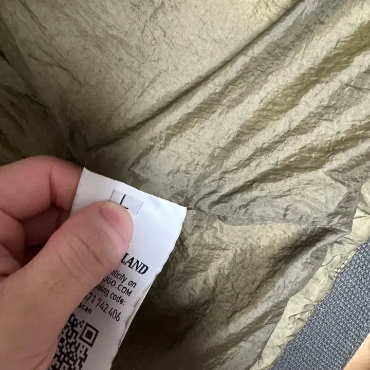 [BUNJANG] Stone Island Crinkle Reps Nylon Jacket / 스톤 아일랜드 크링클랩스 나일론 자켓 l