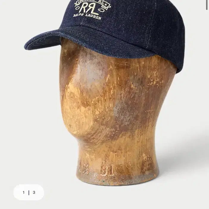 [SOLD OUT] RRL 랜치 로고 데님 볼캡
