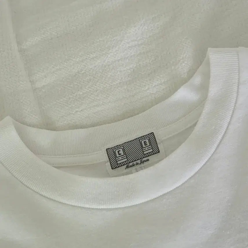 [BUNJANG] Cav Empt White Short Sleeve T-Shirt / 카브엠트 화이트 반팔