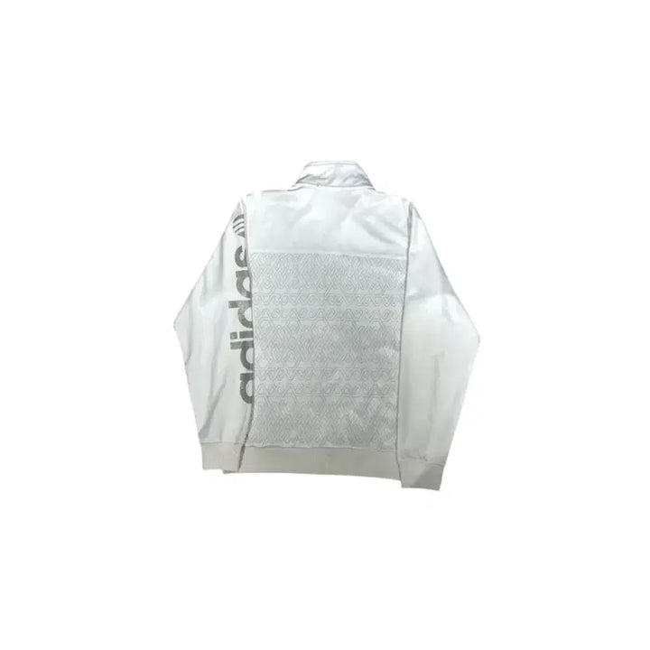 [BUNJANG] Adidas White Silver Old School Track Top Jersey M / 아디다스 화이트 실버 오버핏 올드스쿨 트랙탑 져지 M
