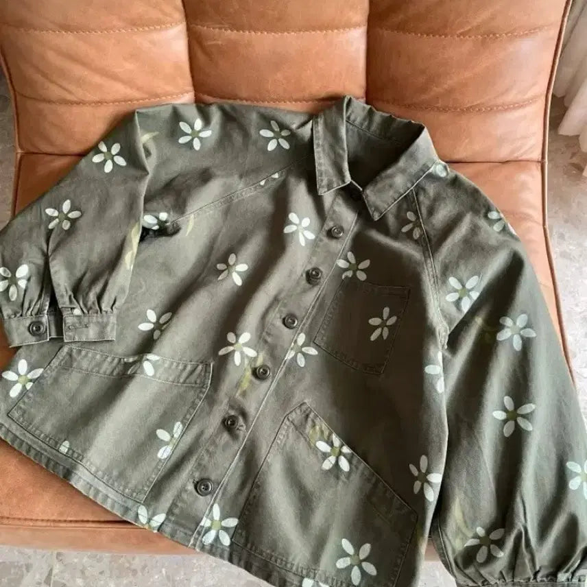 [SOLD OUT] 플라워 프린팅 야상 자켓
