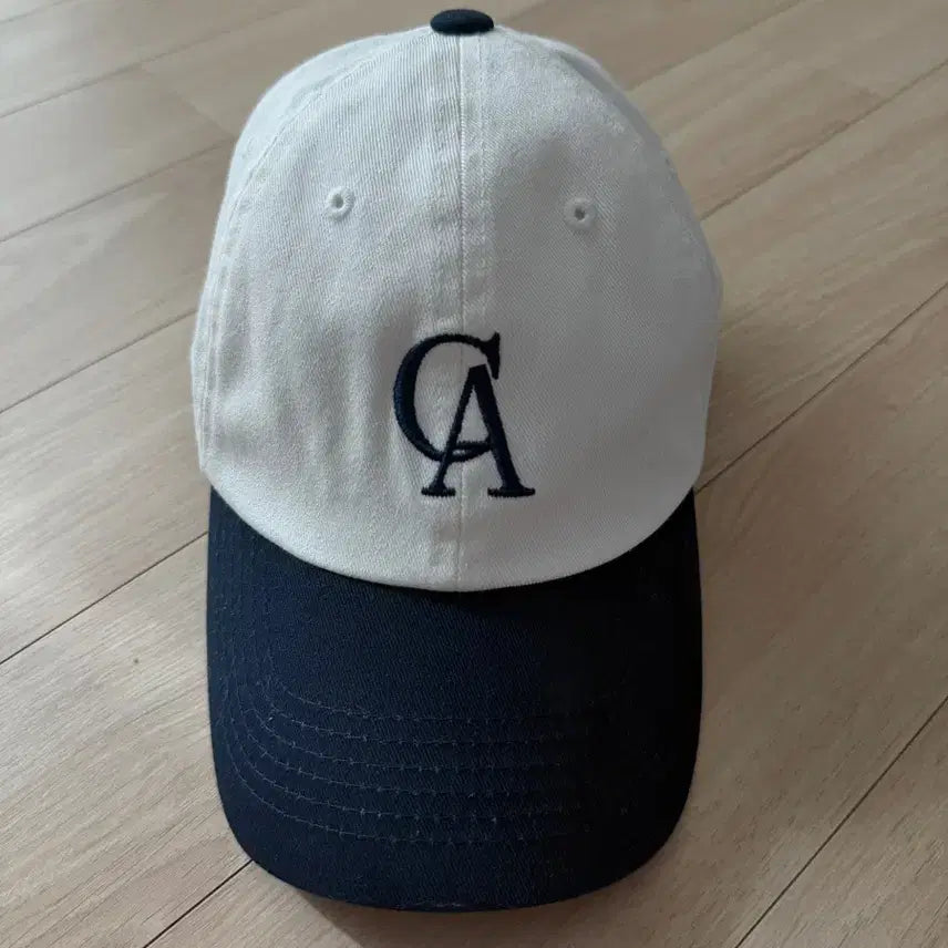[BUNJANG] Childish Archive CA Logo Baseball Cap / 차일디쉬 아카이브 모자 화이트/네이비