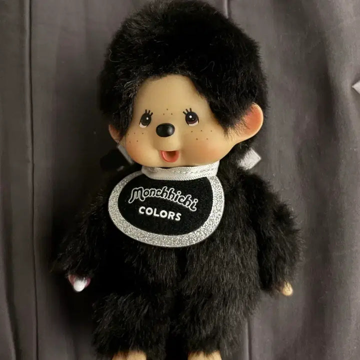 [BUNJANG] Black Monchhichi Keyring / 블랙 몬치치 컬러스 키 체인 키링