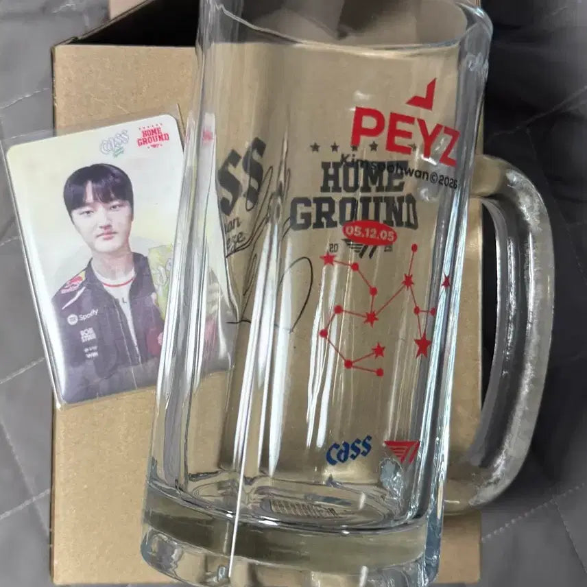 [SOLD OUT] 티원 카스 페이즈렌티큘러 맥주잔 풀셋 페이커도란오너케리아