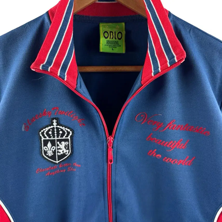[BUNJANG] Y2K Navy Track Top Jersey / JPN Y2K 네이비 트랙탑져지2865