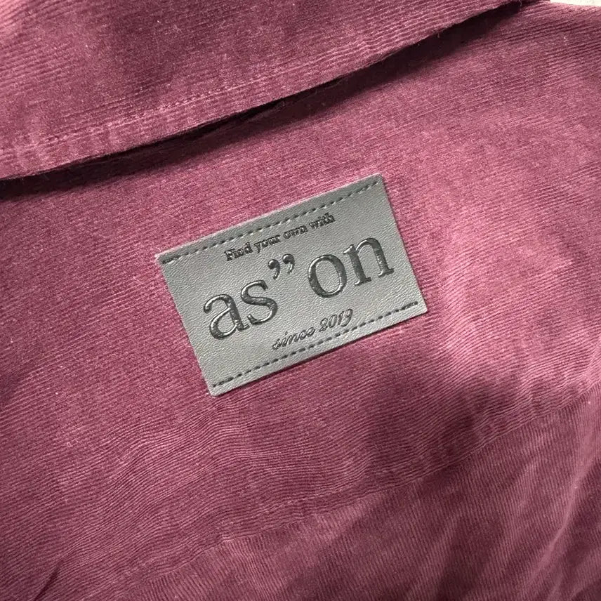 [BUNJANG] As On Zenith Corduroy Shirt / 애즈온 제니스 코듀로이셔츠