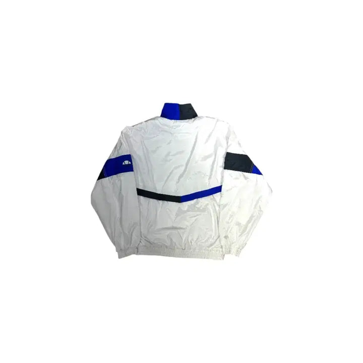 [BUNJANG] Ellesse Old School White Oversized Windbreaker Jacket / 엘레쎄 올드스쿨 화이트 오버핏 바람막이 자켓 L
