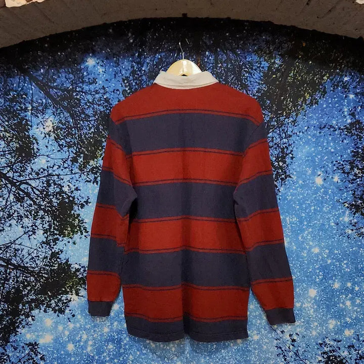 [SOLD OUT] [1492MILES] 남성 1492마일 버건디 스트라이프 카라티 105
