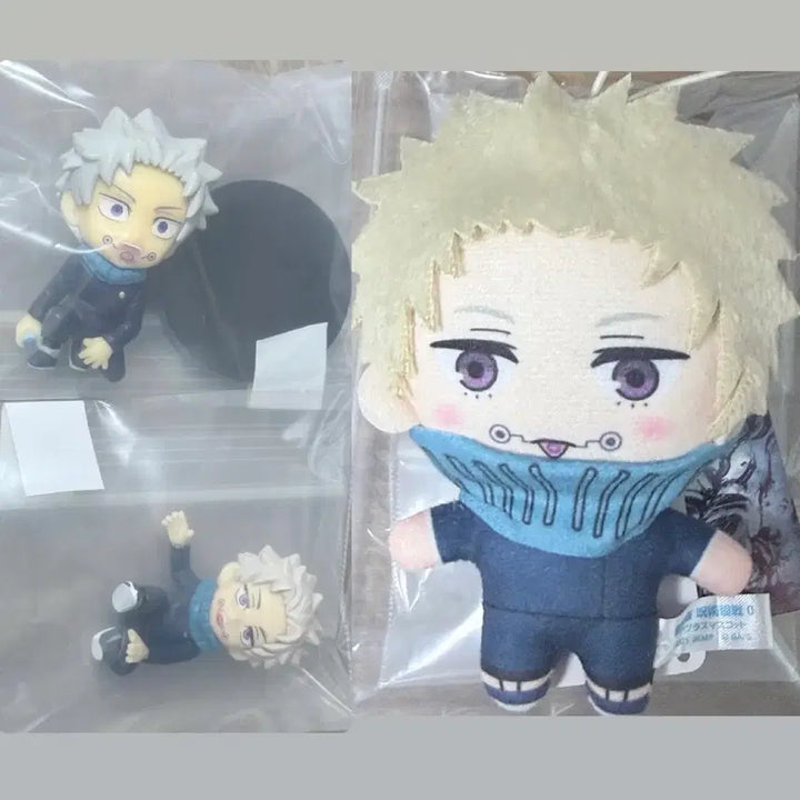[BUNJANG] Jujutsu Kaisen 0 Toge Inumaki Doll + Mini Figure Bundle Set / 주술회전0 이누마키 토게 인형 (푸치누이) + 미니 피규어 굿즈 일괄
