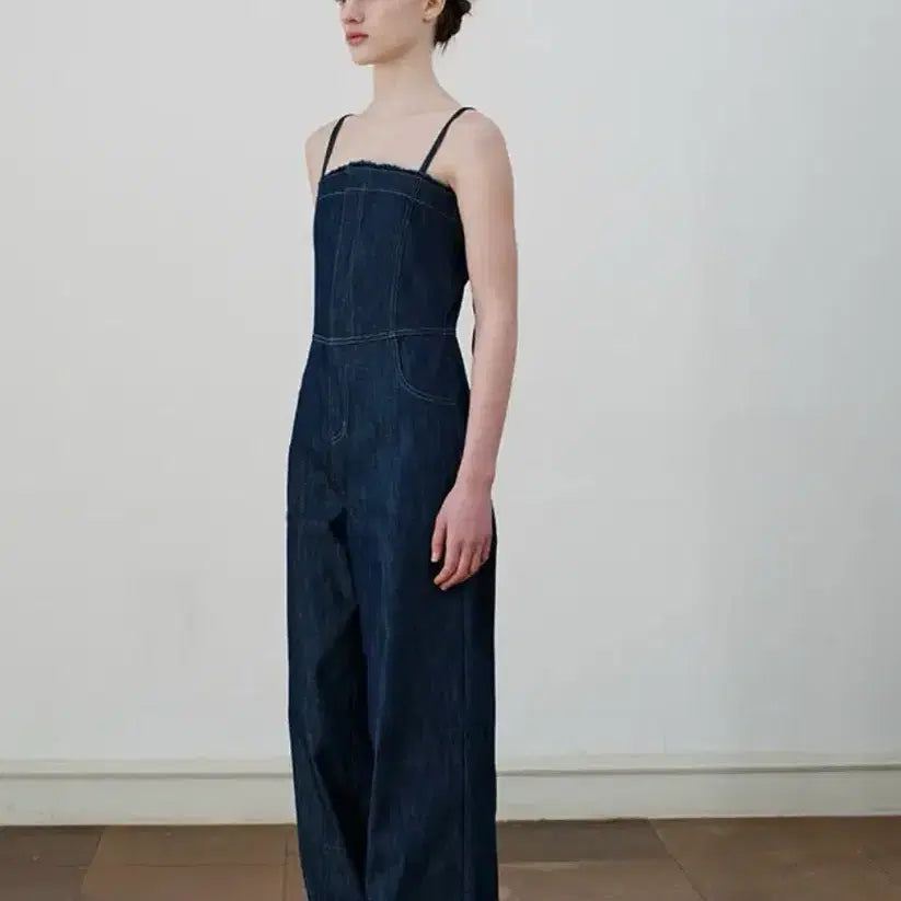 [BUNJANG] Ourcamoes 901 Rough Denim Jumpsuit / (텍O 새상품) 아워코모스 901 rough denim jumpsuit