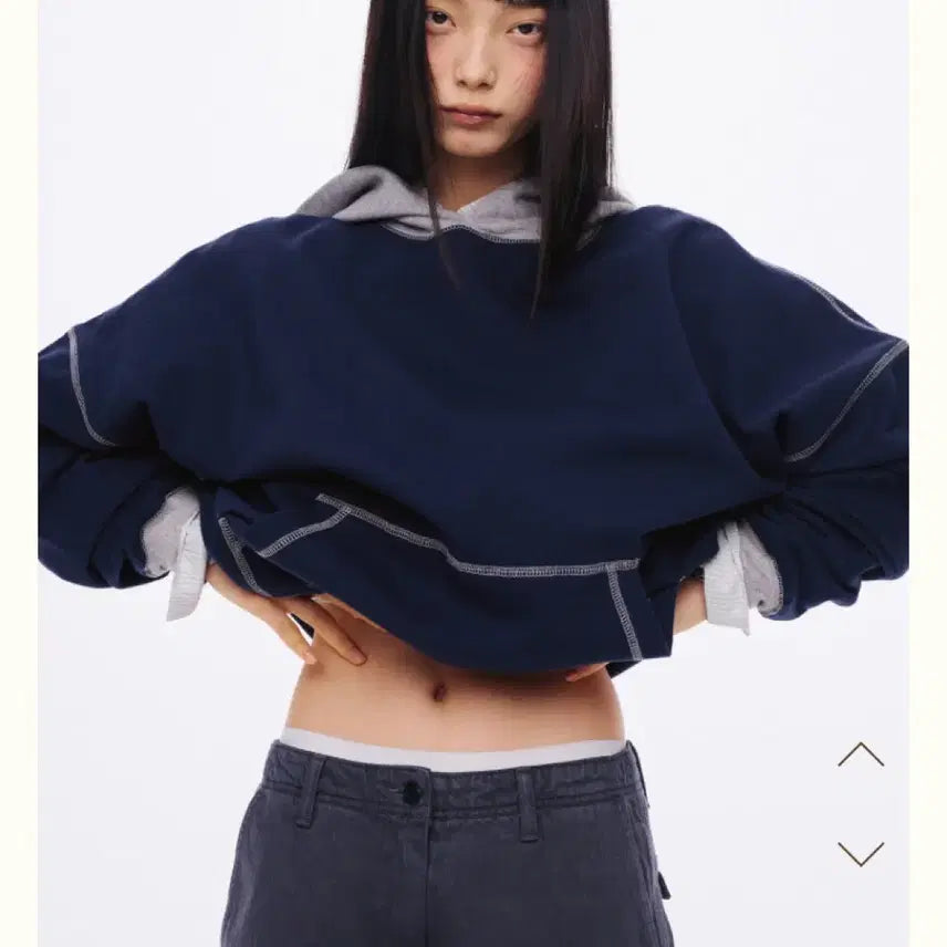 [SOLD OUT] RIBBONBIT 리본빗 해리후디 네이비
