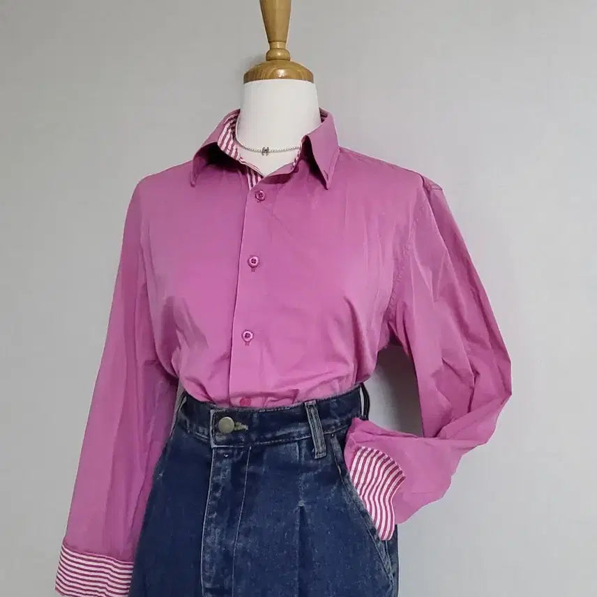 [BUNJANG] BangBang Cotton Spandex Shirt [M] / 뱅뱅 면스판난방[90/M]