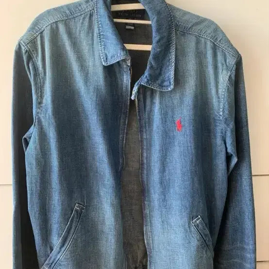 [BUNJANG] Polo Ralph Lauren Denim Blouson Jacket / 폴로 랄프로렌 데님 블루종 자켓