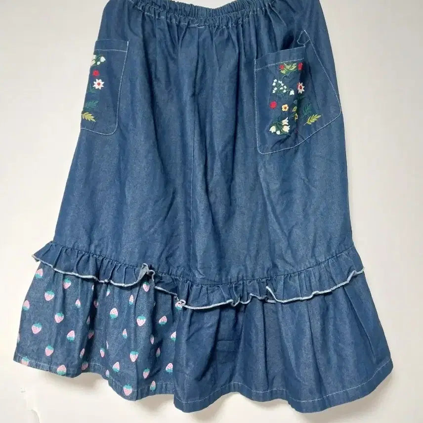 [SOLD OUT] 데님 캉캉스타일 스커트