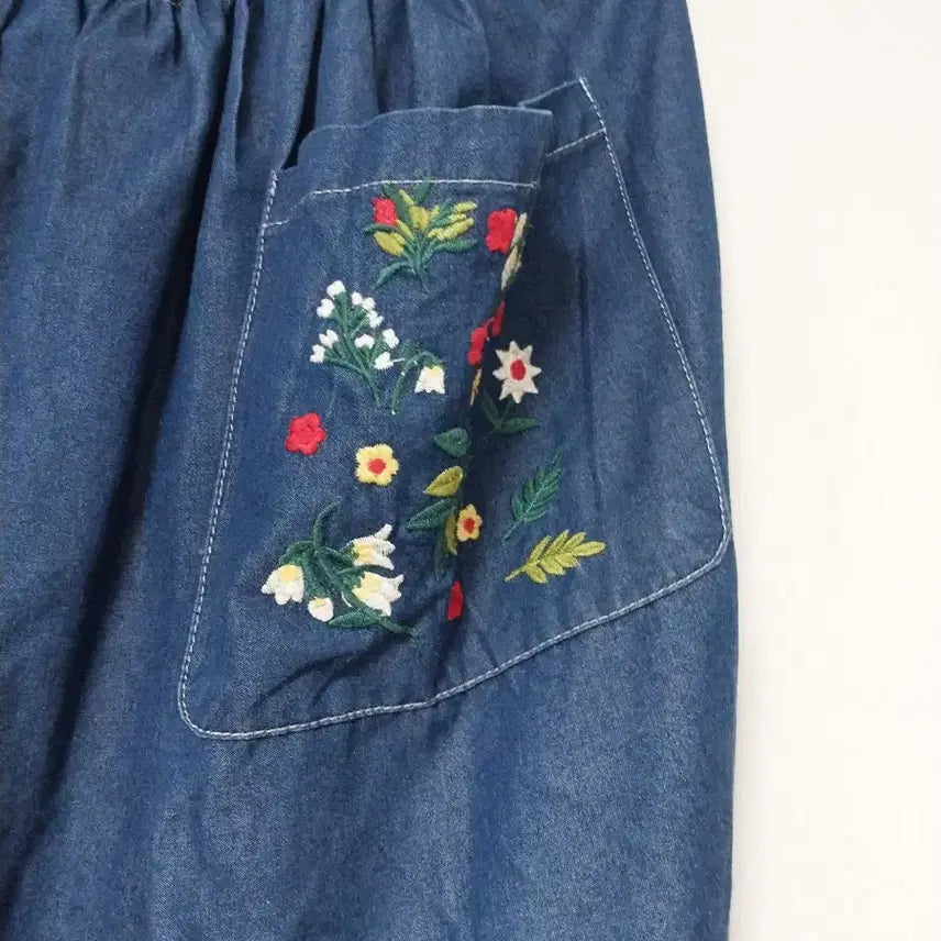[SOLD OUT] 데님 캉캉스타일 스커트