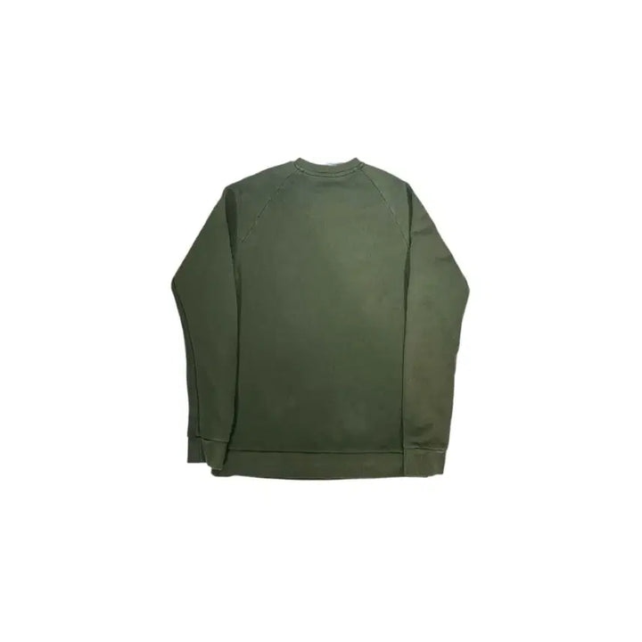 [BUNJANG] Adidas Khaki White Big Logo Sweatshirt / 아디다스 카키 화이트 빅 로고 스웻 셔츠 맨투맨 M