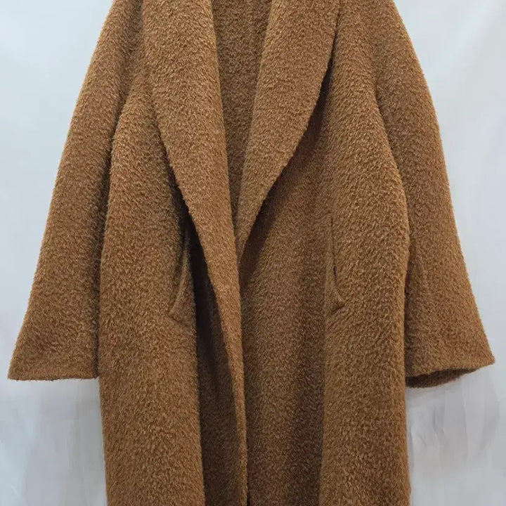 [BUNJANG] Fendi Alpaca Long Coat / (정품)펜디 브라운 알파카 여성 롱 코트
