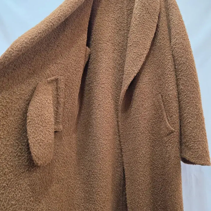 [BUNJANG] Fendi Alpaca Long Coat / (정품)펜디 브라운 알파카 여성 롱 코트