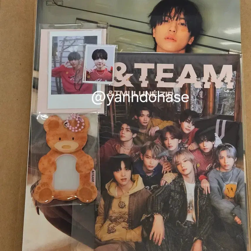 [SOLD OUT] 앤팀 디아이콘 타키 잡지 화보 A버전 B버전 일괄