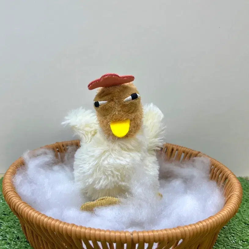 [BUNJANG] Chicken Plush Keyring / 닭 인형키링