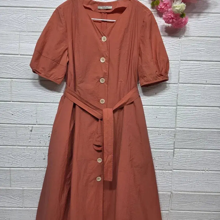 [BUNJANG] Kenneth Lady 2020 Wrinkled Nylon Spandex Dress / 2020년 케네스레이디  바스락원피스 55ㅡ66