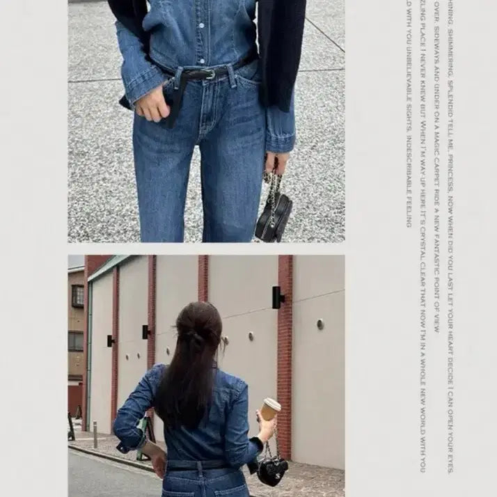 [BUNJANG] Dorony Western Denim Pocket Shirt (S) / (배포) 도로니 웨스턴 데님 포켓 셔츠 s