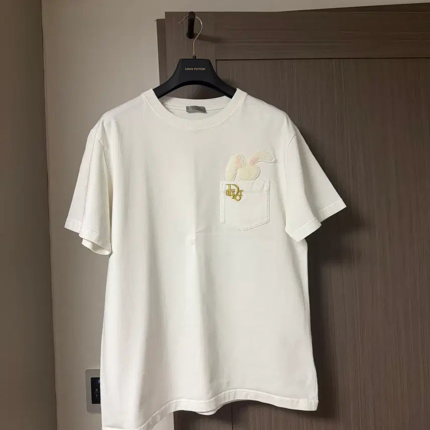 [BUNJANG] Dior Rabbit T-shirt M / 디올 토끼 반팔티셔츠 M 백화점판