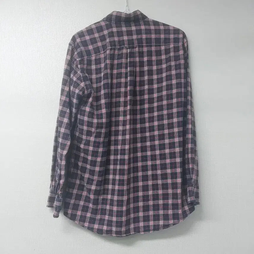 [BUNJANG] Lacoste Checkered Long Sleeve Shirt / 라코스테 체크 긴팔 셔츠 남방 95