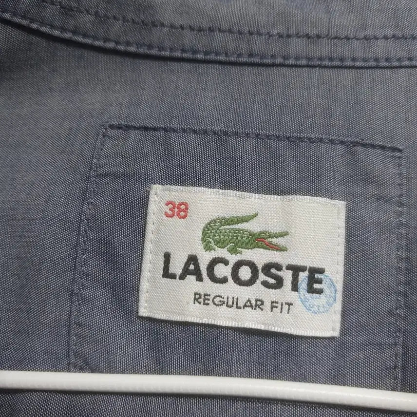 [BUNJANG] Lacoste Checkered Long Sleeve Shirt / 라코스테 체크 긴팔 셔츠 남방 95